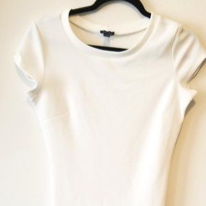 White Asymmetrical Sports Dress